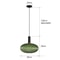 Retro Glass Pendant Light Colorful E27 LED Hanging Lamp For Dining Room Living Room Or Bedside 14