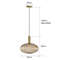 Retro Glass Pendant Light Colorful E27 LED Hanging Lamp For Dining Room Living Room Or Bedside 17