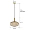 Retro Glass Pendant Light Colorful E27 LED Hanging Lamp For Dining Room Living Room Or Bedside 17