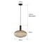 Retro Glass Pendant Light Colorful E27 LED Hanging Lamp For Dining Room Living Room Or Bedside 8