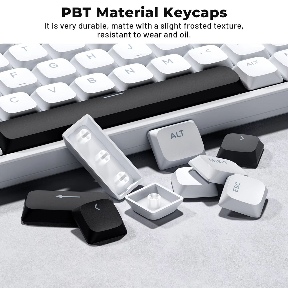 XVX BOW Skyline R2 Low Profile Keycap Set  127Key ShineThrough DoubleShot PBT Keycaps For ANSI Layo 2