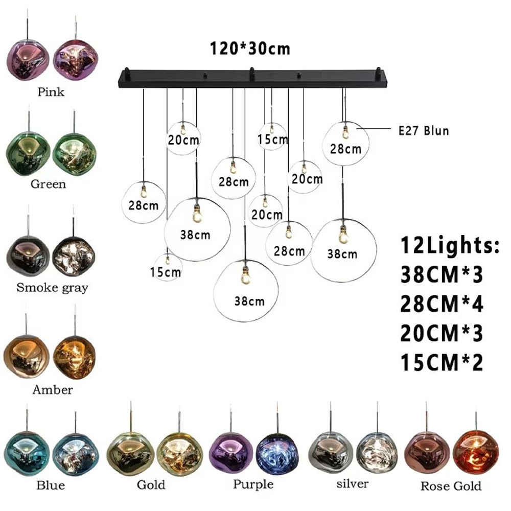 Modern LED Lava Pendant Light LoftInspired Hanging Lamp For Living Room Bedroom Cafe Decor 21