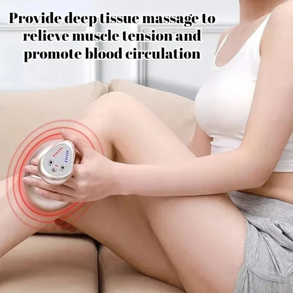 Electric Heating Cupping Therapy Set AntiCellulite Suction Massager For Back Legs Gua Sha 3