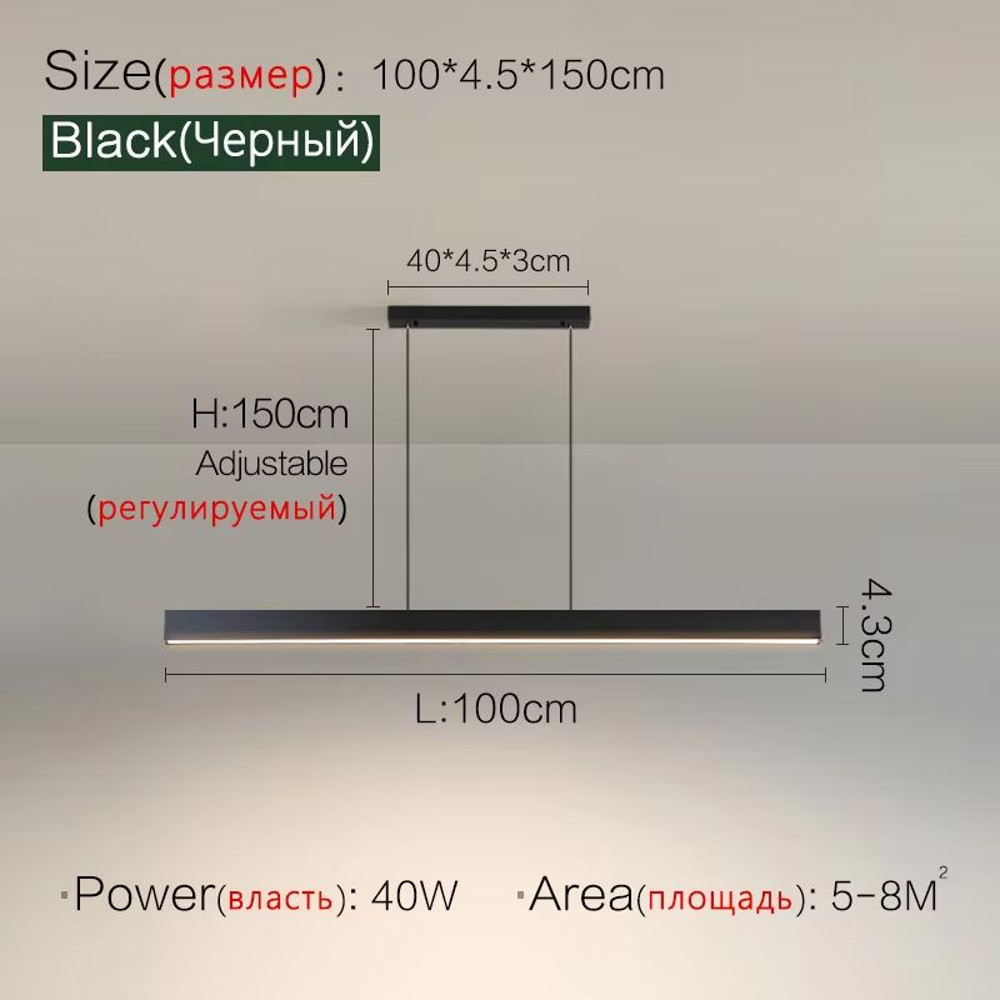 Nordic Modern LED Chandelier  Minimalist Dining Table  Kitchen Pendant Light For Home Or Office 7