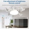 Smart Drone Fan Light Ceiling Lamp With Remote Control 2 In 1 Decorative LED And Quiet Fan 1