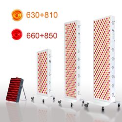 dual chip red & infrared light therapy panel – 630nm 660nm 810nm 850nm led treatment for face & body wellness