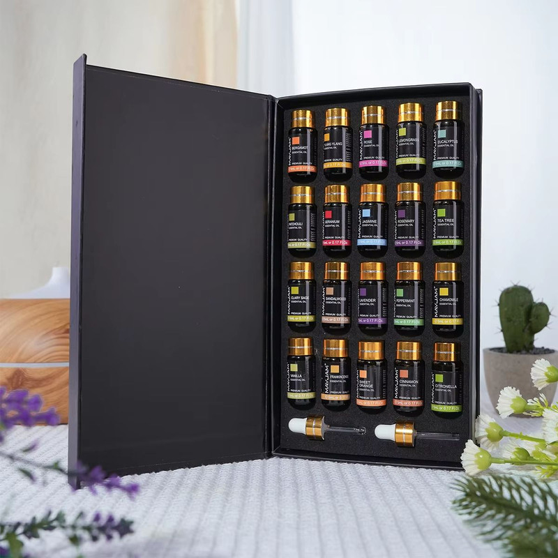 MAYJAM 20PCS Essential Oils Gift Set  Aromatherapy Oils For Diffuser Candle Making  Home Relaxation 0