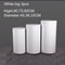 Modern Pedestal Display Stand Set 35PCS White Gold Cylinder Plinths For Weddings Cakes Event Dec 2