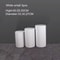 Modern Pedestal Display Stand Set 35PCS White Gold Cylinder Plinths For Weddings Cakes Event Dec 3