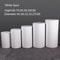 Modern Pedestal Display Stand Set 35PCS White Gold Cylinder Plinths For Weddings Cakes Event Dec 7