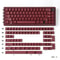 GMK Minimalist Red 140Key Keycap Set Cherry Profile Japanese PBT DyeSub Keycaps For MX Mechanical 9