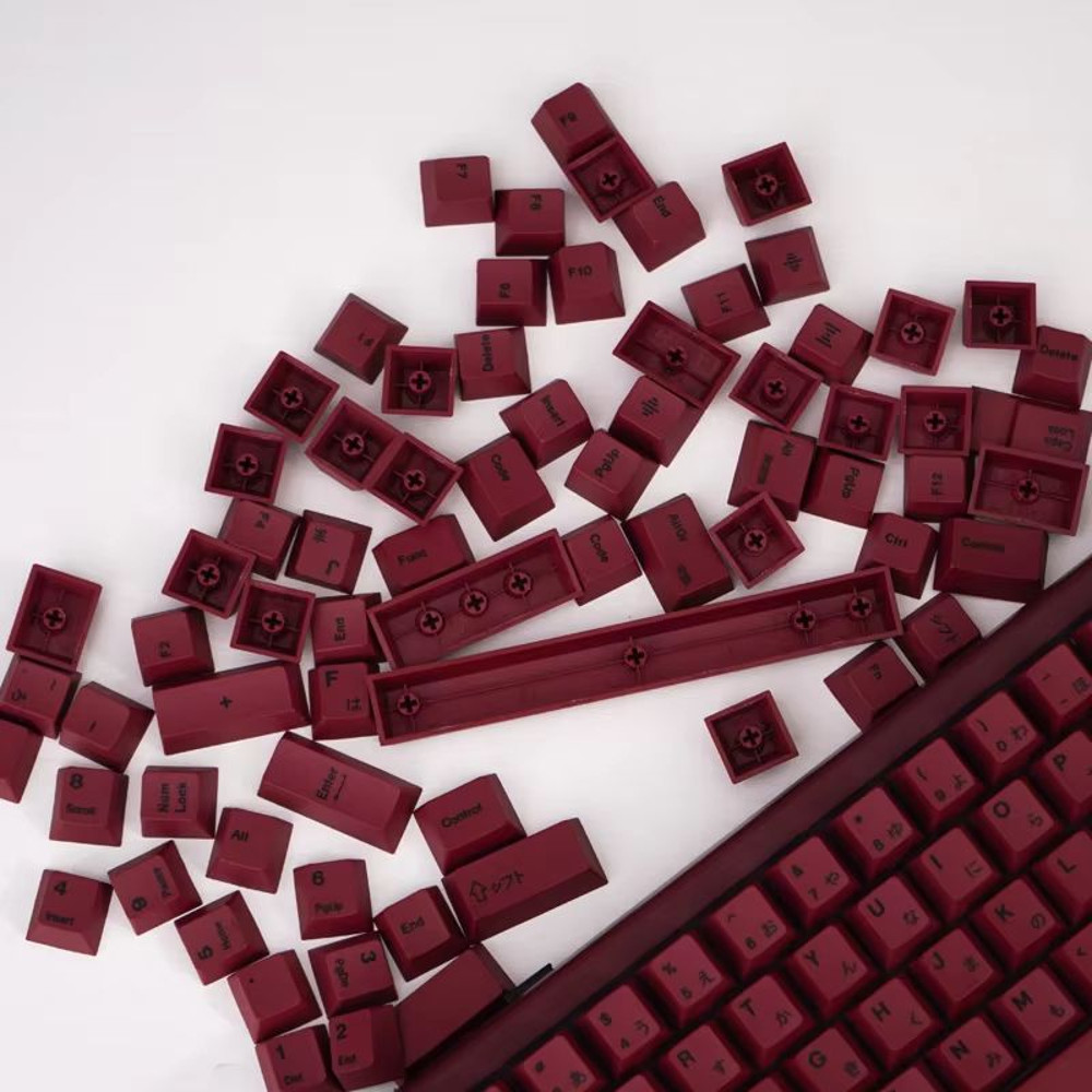 GMK Minimalist Red 140Key Keycap Set  Cherry Profile Japanese PBT DyeSub Keycaps For MX Mechanical  5