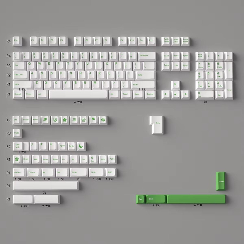 GMK Minimalist Red 140Key Keycap Set  Cherry Profile Japanese PBT DyeSub Keycaps For MX Mechanical  23