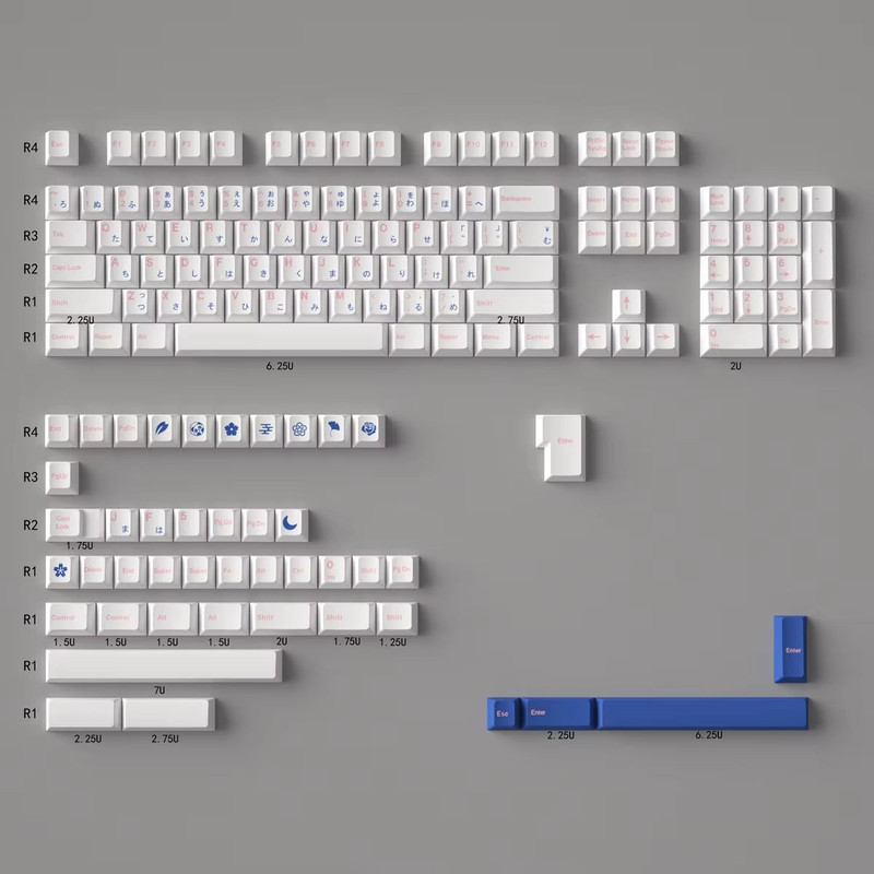 GMK Minimalist Red 140Key Keycap Set  Cherry Profile Japanese PBT DyeSub Keycaps For MX Mechanical  26