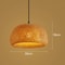 Handwoven Bamboo Pendant Light 30cm Chinese Style Ceiling Lamp For Restaurants Dining Rooms Home 6