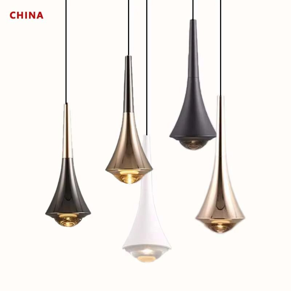 Modern LED Adjustable Chandelier  Full Spectrum Pendant Light For Bedroom Bar  Minimalist Interiors 0
