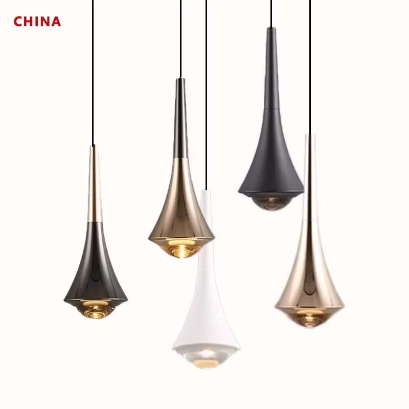 Modern LED Adjustable Chandelier  Full Spectrum Pendant Light For Bedroom Bar  Minimalist Interiors 0