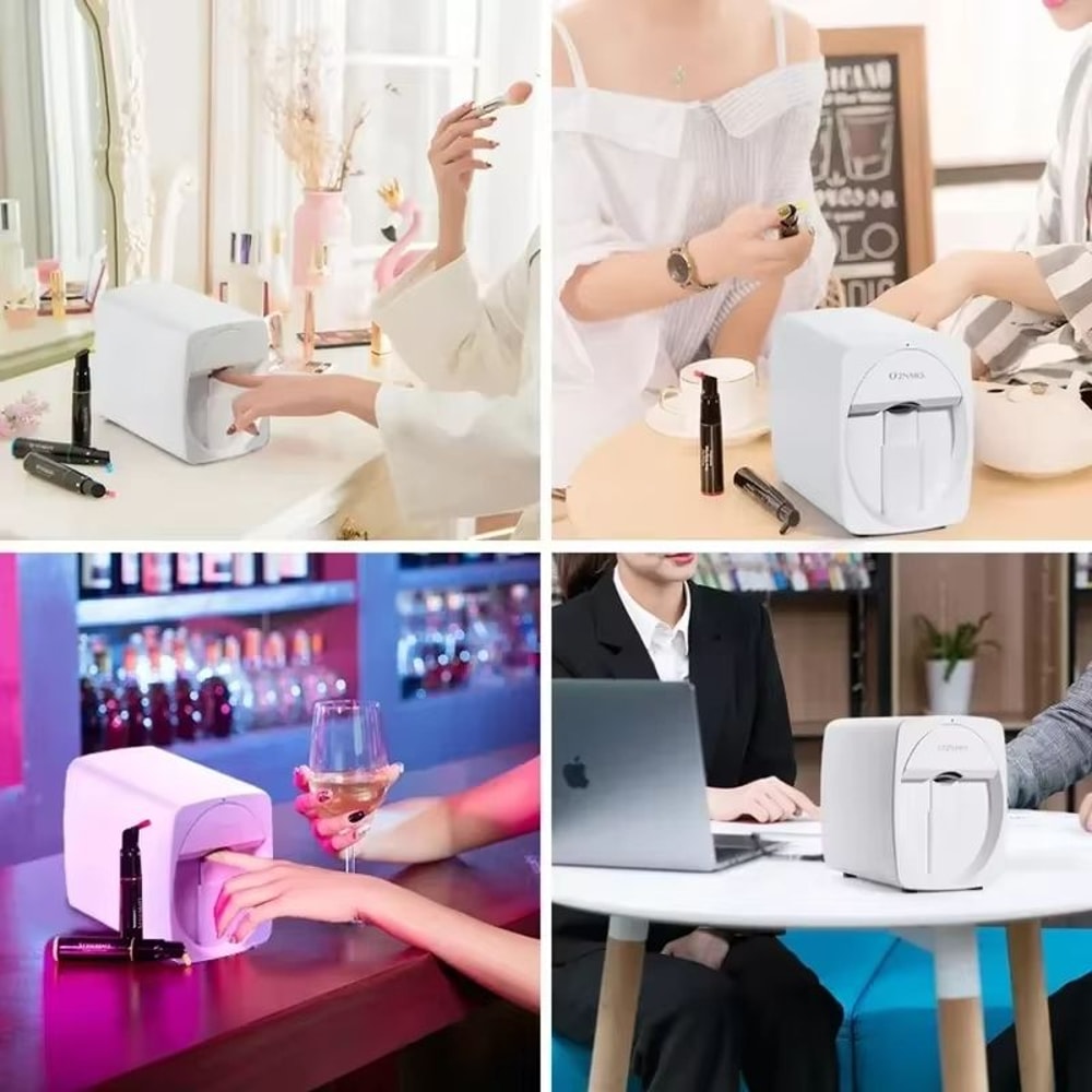 Smart 3D Nail Printer Portable Nail Art Machine 2400DPI WiFi DIY Printing For Home Or Salon Use 5