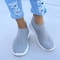 Womens Slip On Platform Sneakers Sock Style Walking Shoes Casual Breathable Chunky Sneakers
