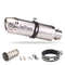 LeoVinceStyle 51mm Motorcycle Exhaust Muffler With Removable DB Killer HighPerformance Upgrade For 7