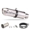 LeoVinceStyle 51mm Motorcycle Exhaust Muffler With Removable DB Killer HighPerformance Upgrade For 7
