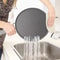 Silicone Splatter Screen For Frying Pans HeatResistant Oil Guard Drain Board Lid With Handle 1
