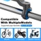 Shockproof Motorcycle Bike Phone Holder 360 Rotating Handlebar Mount With Quad Lock GPS Support 4