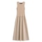 Elegant Sleeveless Long Dress For Women 2025 Spring Fashion Casual Party Dress In Black Khaki 2