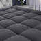 Luxury Extra Thick Mattress Pad For Queen King Beds 1000GSM Quilted Topper With Deep Pocket Soft 3