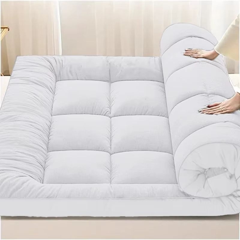 Luxury Extra Thick Mattress Pad For Queen King Beds 1000GSM Quilted Topper With Deep Pocket Soft 7