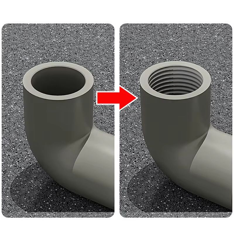 Water Pipe Inner Hole Opener For Electric Drill Hex Shank Pipe Tapping Tool 4Point 6Point Universa 1