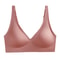 Seamless Push Up Bra For Women Wireless VNeck Bralette With Removable Pads 11