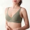 Seamless Push Up Bra For Women Wireless VNeck Bralette With Removable Pads 3