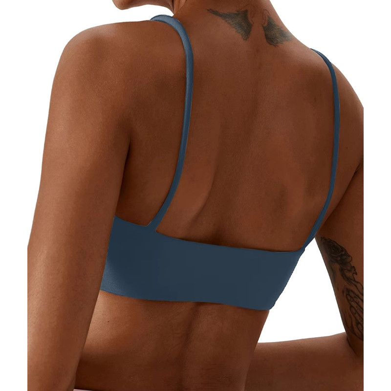 Womens Cross Back Sports Bra Super Soft Yoga Fitness Bra For Running Workouts 3