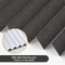 Self Adhesive Pleated Window Blinds Half Blackout Shades For Bathroom And Balcony 15
