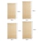 Self Adhesive Pleated Window Blinds Half Blackout Shades For Bathroom And Balcony 3