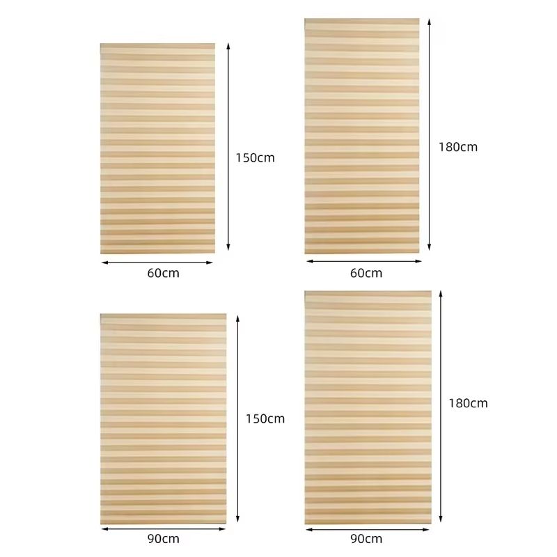 Self Adhesive Pleated Window Blinds Half Blackout Shades For Bathroom And Balcony 3