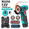 HILDA 12V Mini Rechargeable Angle Grinder Cordless Precision Power Tool 13