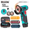 HILDA 12V Mini Rechargeable Angle Grinder Cordless Precision Power Tool 18