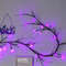 Purple LED Rattan Branch Garland 54 LED Halloween Lights Battery Powered 2