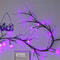 Purple LED Rattan Branch Garland 54 LED Halloween Lights Battery Powered 2