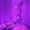 Purple LED Rattan Branch Garland 54 LED Halloween Lights Battery Powered 6
