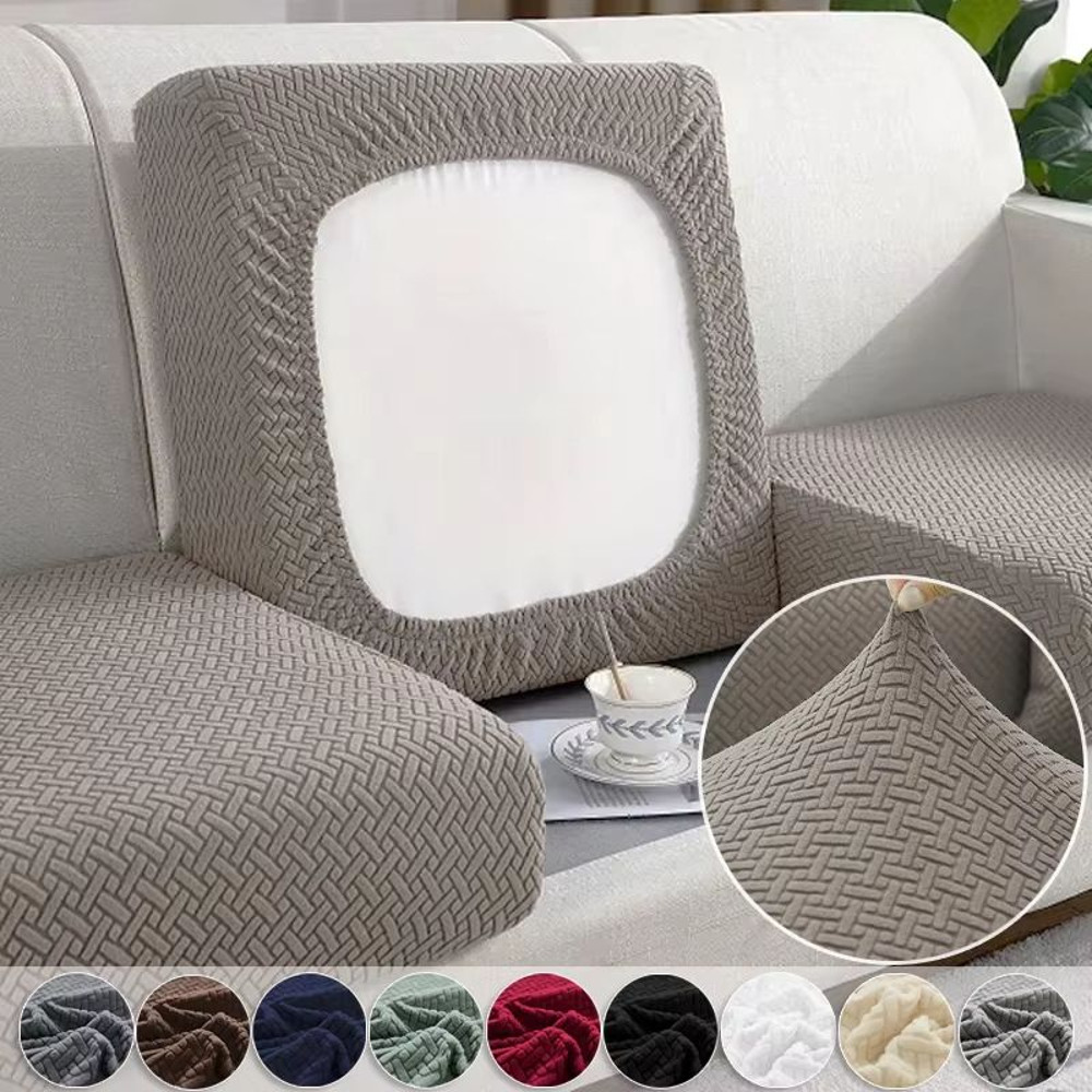 Thick Jacquard Elastic Sofa Seat Cover Protector 0