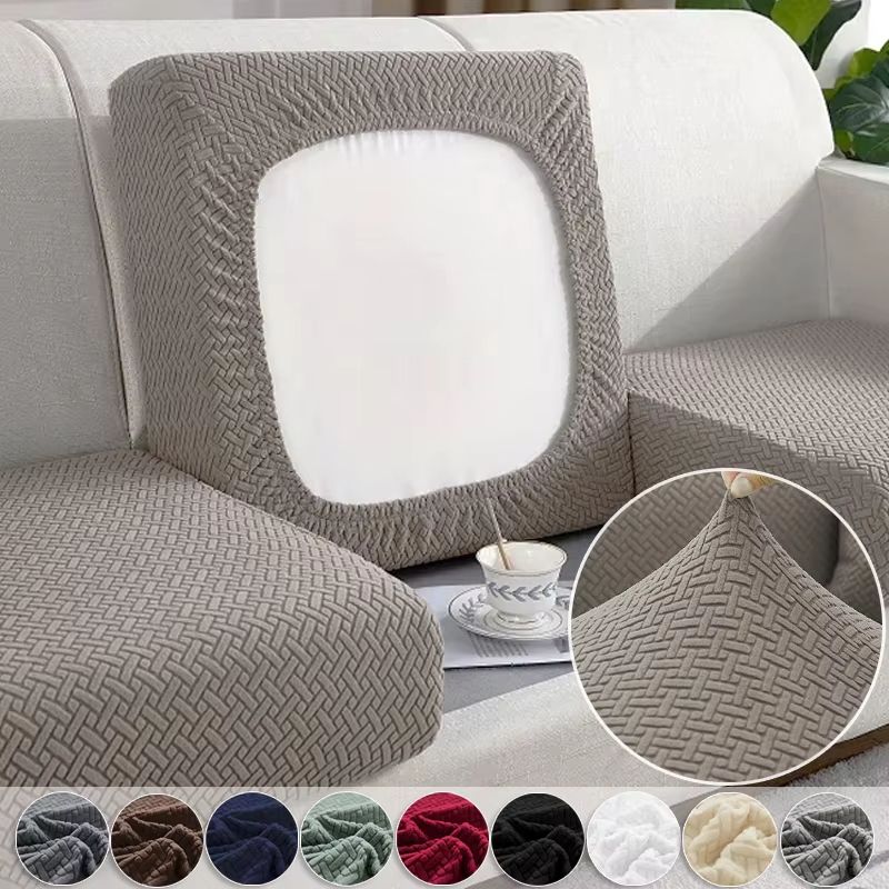 Thick Jacquard Elastic Sofa Seat Cover Protector 0