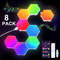 Smart Hexagon RGB LED Wall Light Panels DIY Music Sync Gaming Light 6