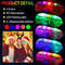 Neon LED Light Up Shutter Glasses Party Pack 4
