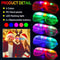 Neon LED Light Up Shutter Glasses Party Pack 4