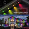 100 FT Waterproof RGB Outdoor Eaves String Lights Bluetooth App Control 3