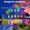 100 FT Waterproof RGB Outdoor Eaves String Lights Bluetooth App Control 4