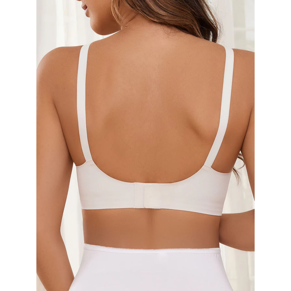 Wireless Maternity Nursing Bra With FrontOpen Buckle  Breathable  Supportive Pregnancy Underwear 1